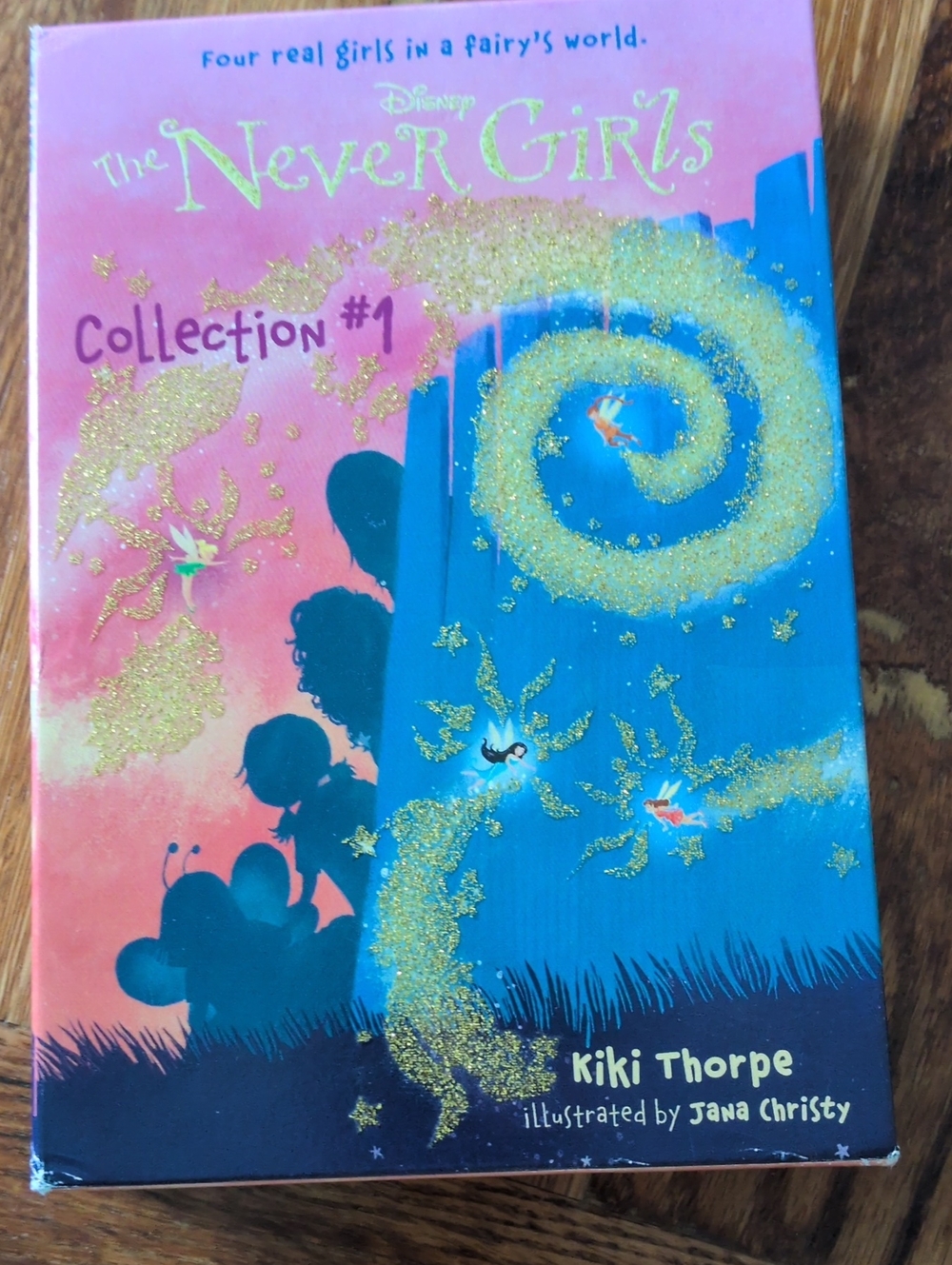 Disney The Never Girls Collection #1 - Pink, Blue & Gold Glitter Cover